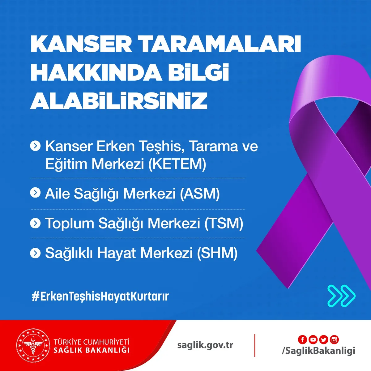 Kanser taramaları hakkında bilgi alabileceğiniz yerler